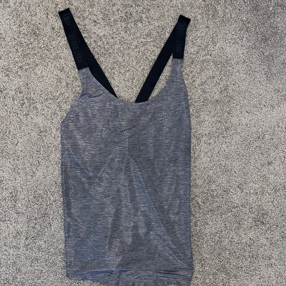 Gray Nike tank top